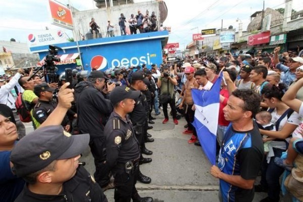 Caravana Migrante ingresa a México