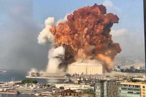 #VIDEO Sacude a Beirut, la capital de Líbano, una gran explosión
