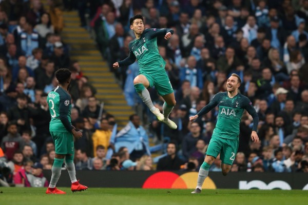 El Tottenham avanza a semifinales de la Champions en un juego de locura ante el Manchester City