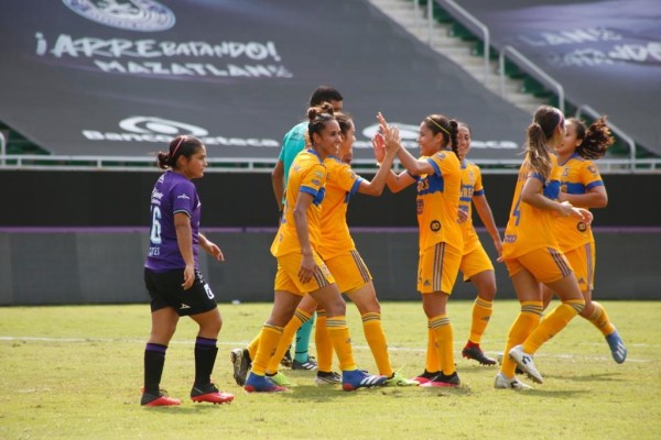 Mazatlán FC Femenil tiene desafortunado debut en casa; es goleado por Tigres