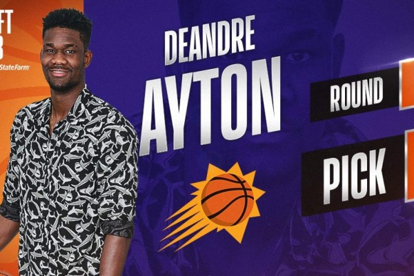 DeAndre Ayton, primera selección del Draft 2018 de la NBA