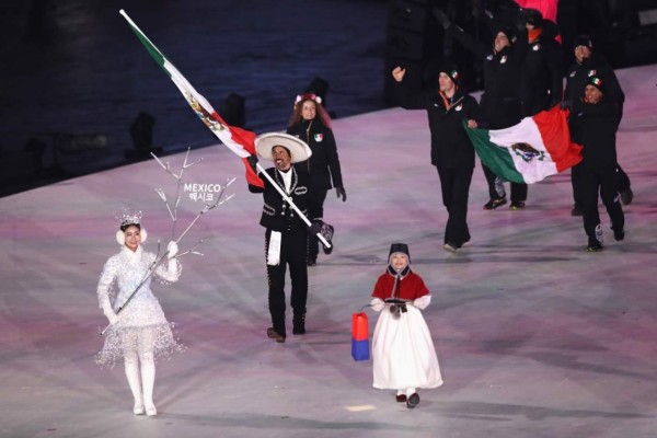 Luce el traje de charro en inauguración de los Juegos Olímpicos Pyeongchang 2018