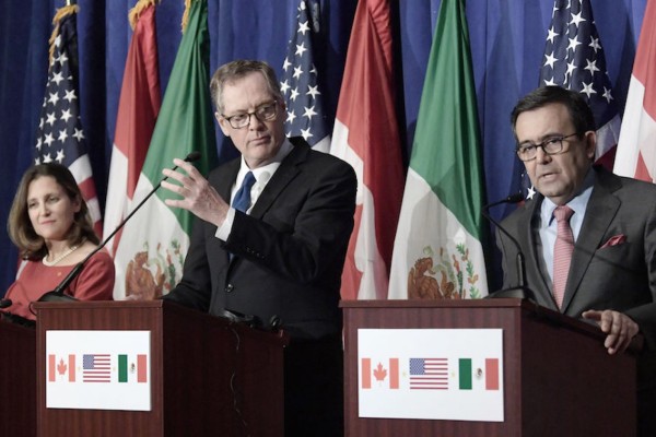 Los representantes de los tres países norteamericanos anunciaron que la rondas adicionales de renegociación del TLCAN que se prolongarán hasta el primer trimestre de 2018.