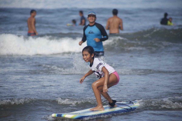 El Primer Torneo de Surf Infantil Imdem se realizó en cuatro categorías.