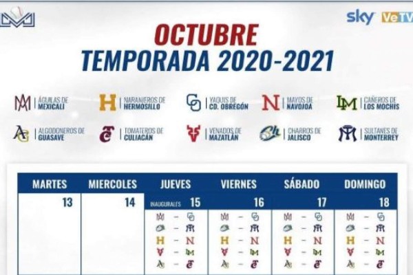 LMP da a conocer el calendario de juegos para la temporada 2020-2021
