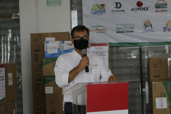 Enrique Rodarte Espinosa de los Monteros, presidente de la Asociación de Agricultores del Río Culiacán.