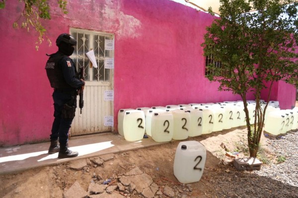 Sedena y SSP aseguran laboratorio clandestino en Culiacán