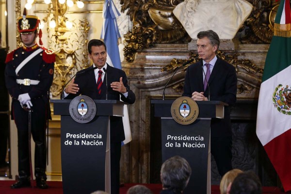 Presume Peña en Argentina reformas como motor de desarrollo