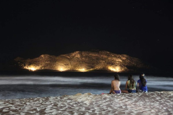 La Isla de Venados en Mazatlán queda iluminada