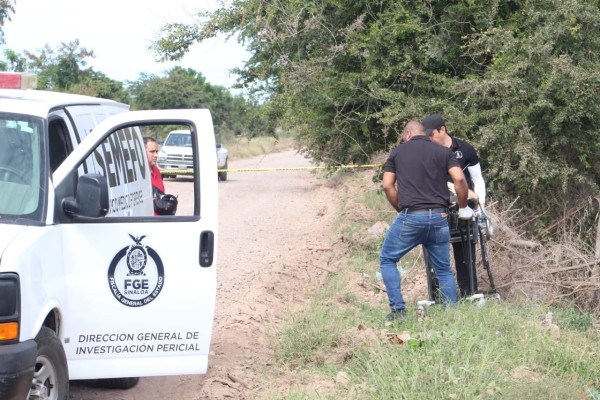 Hallan a hombre asesinado a balazos, cerca de la México 15, en Culiacán