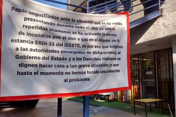 Se retrasan labores en Estancia Infantil 33 del ISSSTE, en Culiacán; seguirá cerrada