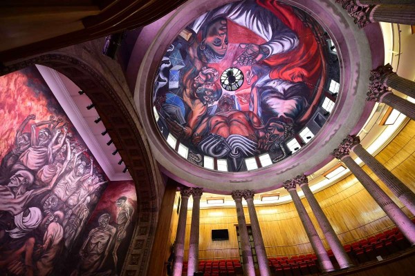 Daña sismo murales de Orozco en Guadalajara
