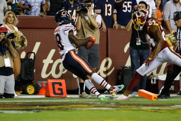 Bears arrollaron a domicilio a inoperantes Redskins, en la NFL