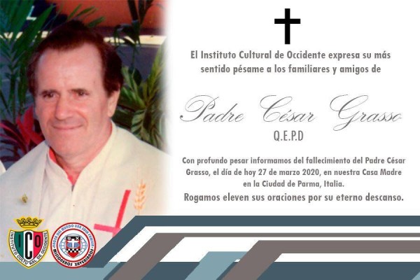 Fallece el Padre César Grasso Tornari