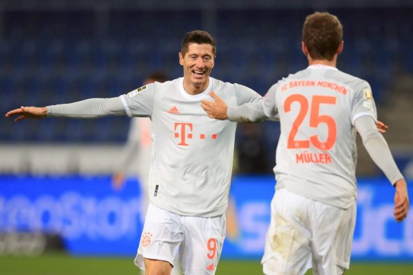 El futbolista polaco Robert Lewandowski. Fotos: Twitter @lewy_official