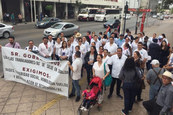 En Culiacán, personal de Salud acusa falta de pagos