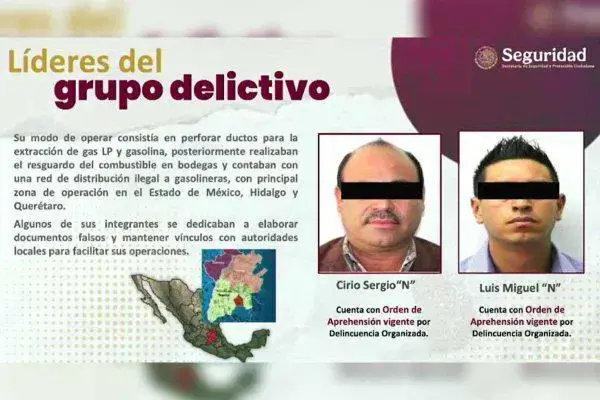 $!Rechaza Gabinete de Seguridad encubrimiento a líder huachicolero