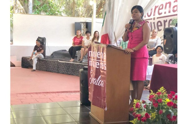 Son las mujeres de Morena un apoyo fundamental en las elecciones: Arriaga García