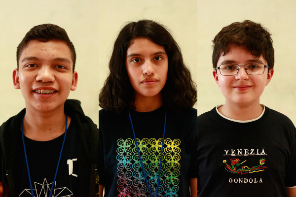 Rebeca, Mateo y Luis Eduardo buscan ir a la Competencia Internacional de Matemáticas