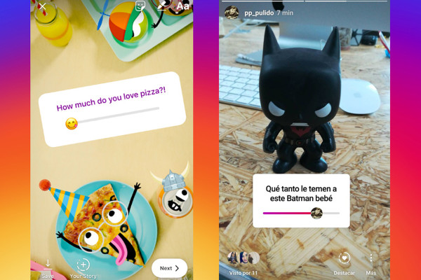 Instagram estrena emojis deslizables