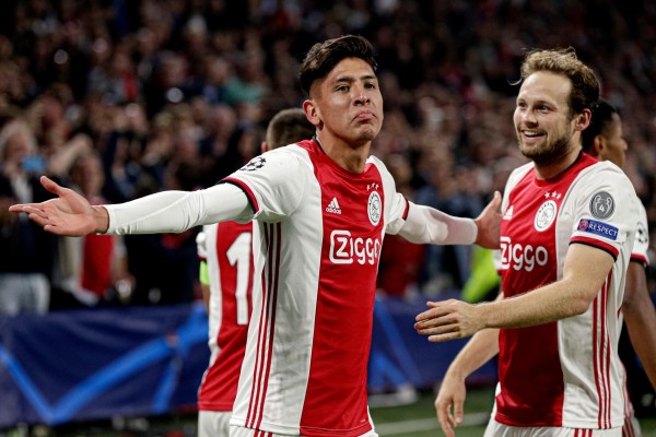 Edson Álvarez mete gol en Fase de Grupos de Champions en triunfo del Ajax