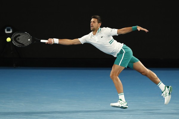 El tenista serbio y actualmente número uno del mundo, Novak Djokovic.