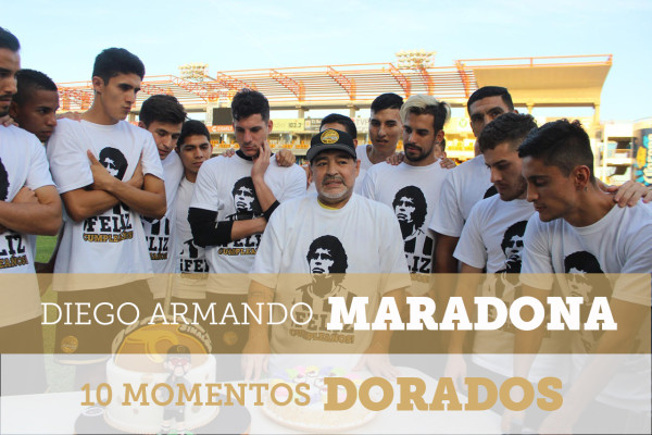 Los 10 momentos de Maradona con Dorados de Sinaloa