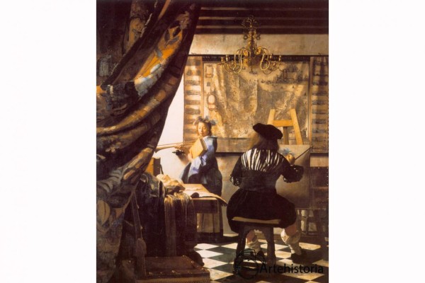 Vermeer El Pintor En Su Taller