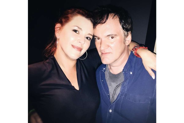 Presume Alicia Machado foto con Tarantino