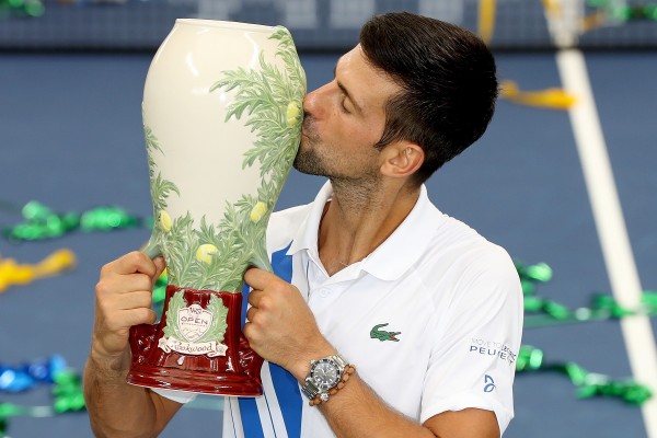 Novak Djokovic gana el Western & Souther Open. Foto: Twitter @CincyTennis