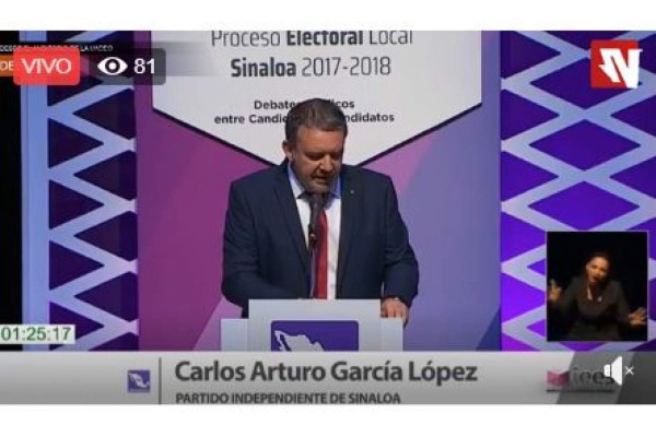 Propone Carlos Arturo García un gobierno que sirva a la sociedad y que no se sirva de ella