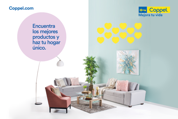 Transforma tu hogar en un espacio único con productos a los mejores precios en Coppel