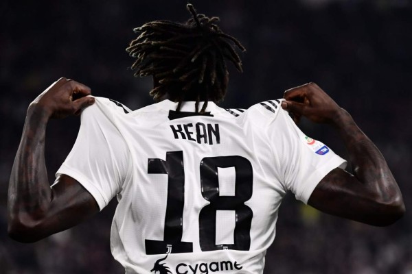 Tres minutos le bastan a Moise Kean para darle el triunfo a la Juventus