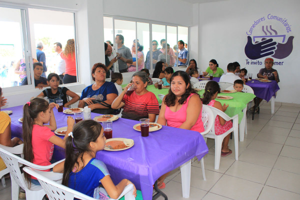 Activan en Sinaloa 32 comedores comunitarios