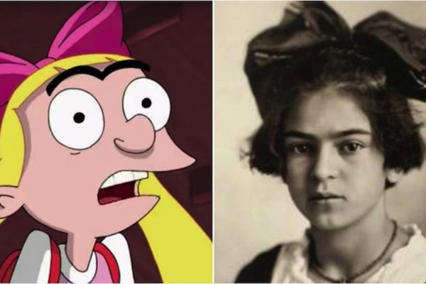 El creador de Hey Arnold revela que “Helga” está inspirada en una foto de Frida Kahlo