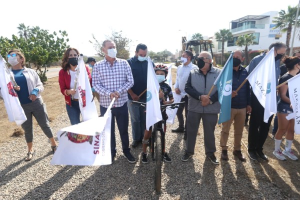 Construirán 4.3 kilómetros de ciclovía en la zona de Cerritos, en Mazatlán
