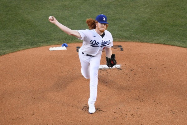 Dustin May tratará de mantener a los Dodgers con vida en la Serie de Campeonato de la Liga Nacional.