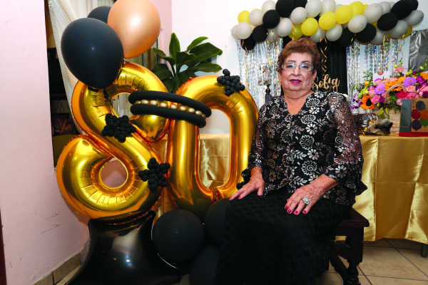 Sofía Salas Osuna festeja sus 80