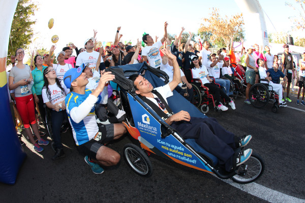 El evento de “Préstame tus piernas” busca impactar en la vida de la mayor cantidad posible de personas con discapacidad.