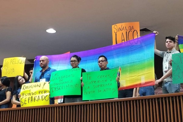 Un Sinaloa laico y sin homofobia exige en el Congreso la comunidad LGBT