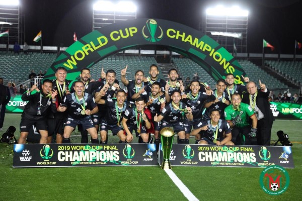 México es campeón de la Copa Mundial de Mini Futbol (WMF)