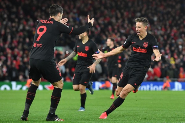 Milagro colchonero en Anfield y Liverpool queda fuera de la Champions League