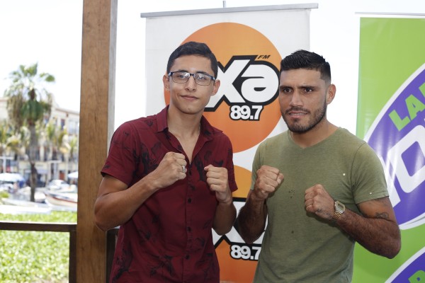 Alan Herrera (d) y Elián Jiménez (i) están listos para encarar a sus respectivos rivales.