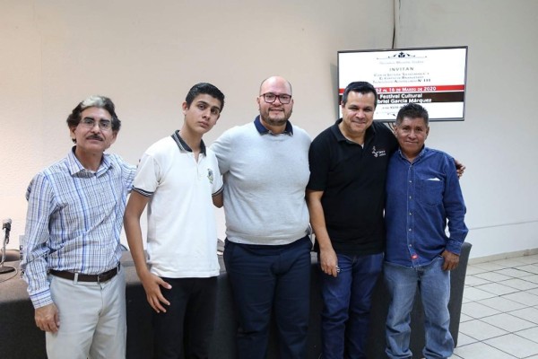 Guillermo Gallardo, Joab Quintero, Manuel Ochoa, Raúl Quiroz y Cruz Hernández Fermín.