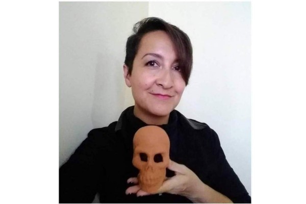 Diana Garcidueñas, ganadora de la categoría Novela de la edición 16 del Premio Binacional Valladolid a las letras.