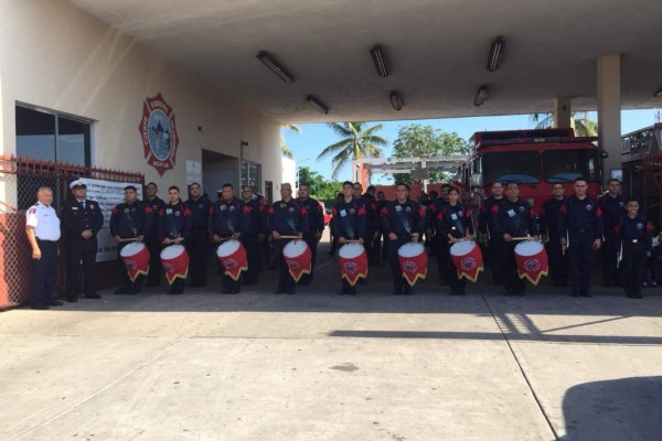 La Banda de Guerra de Bomberos Voluntarios, una tradición que perdura