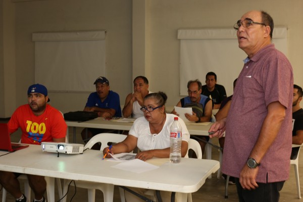 Alrededor de 20 jueces asistieron a este taller impartido por Víctor Páez.