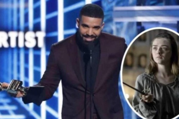 Drake, el ganador de los Billboards, agradece a Arya Stark por el trabajo hecho en Game Of Thrones