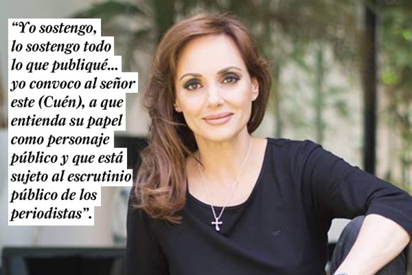 Responde Lilly Téllez a Cuén: Nos veremos en tribunales