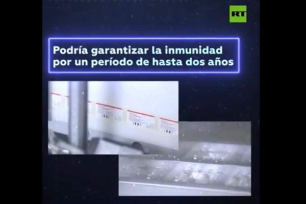 Rusia dice que vacuna Sputnik V llegará a México en diciembre